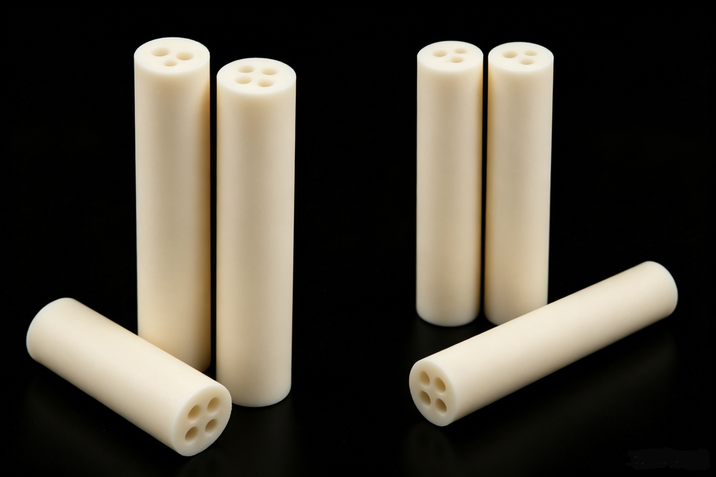 99% High-Purity Multi-Bore Alumina Thermocouple Insulator Tube,99% Alumina Thermocouple Insulator - Industrial Ceramic