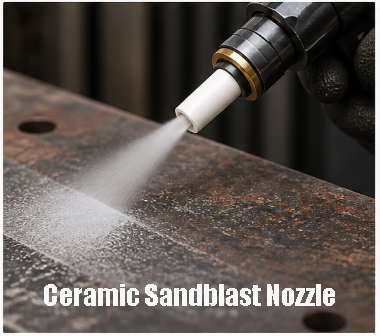 Ceramic Sandblast Nozzle Manufacturer for Abrasive Blasting Applications,Zirconium oxide ceramic Nozzles - Custom Industrial Wear Parts