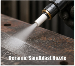 Ceramic Sandblast Nozzle Manufacturer for Abrasive Blasting Applications,Zirconium oxide ceramic Nozzles - Custom Industrial Wear Parts