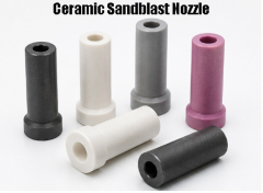 Ceramic Sandblast Nozzle Manufacturer for Abrasive Blasting Applications,Zirconium oxide ceramic Nozzles - Custom Industrial Wear Parts