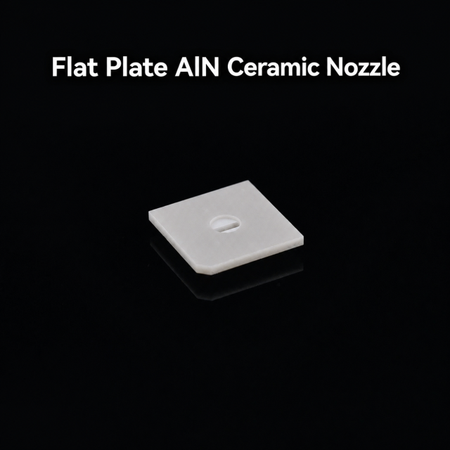 Aluminum Nitride Ceramic Nozzle,Aluminum Nitride Ceramic Nozzle, AlN Ceramic Nozzles, High Thermal Conductivity Ceramic Nozzle