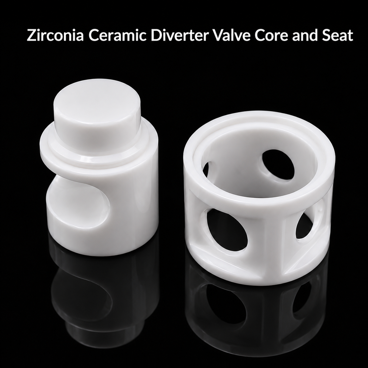 Zirconia Ceramic Diverter Valve Core and Seat,Zirconia Ceramic Diverter Valve Core and Seat for Fluid Control
