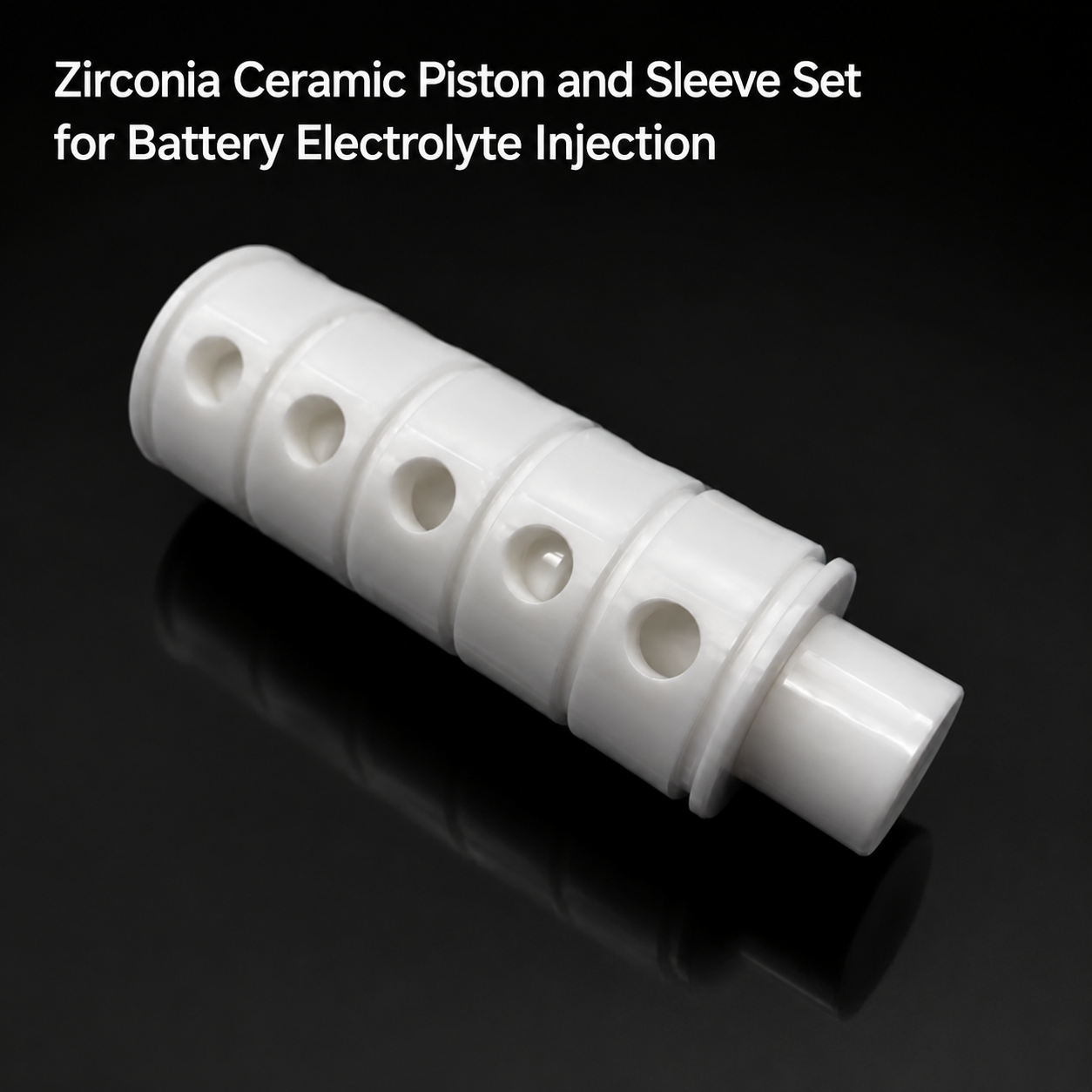Zirconia Ceramic Piston and Sleeve Set for Battery Electrolyte Injection,Zirconia Ceramic Piston Set - Zirconium Oxide Ceramic Manufacturer
