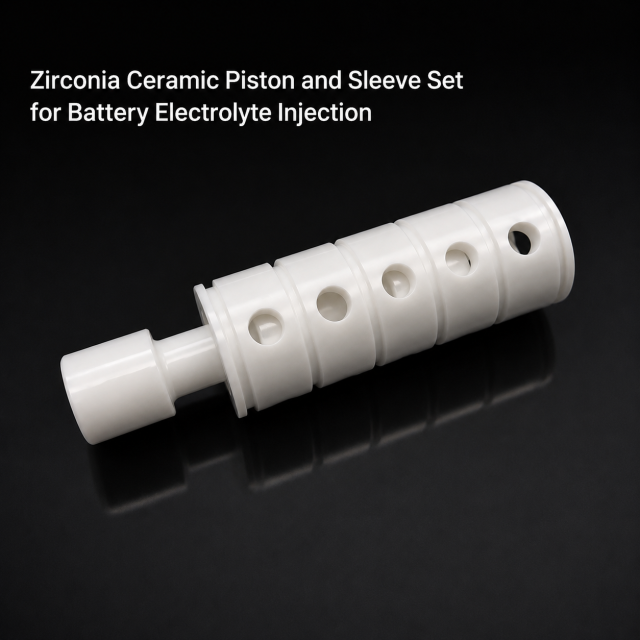 Zirconia Ceramic Piston and Sleeve Set for Battery Electrolyte Injection,Zirconia Ceramic Piston Set - Zirconium Oxide Ceramic Manufacturer