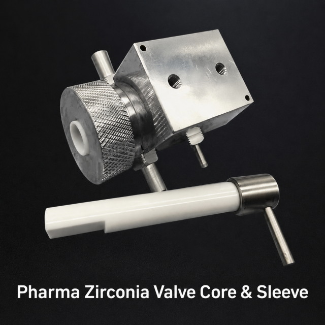 Zirconia Ceramic Valve Core and Sleeve for Pharmaceutical Metering Pumps,Zirconia Ceramic Valve Core & Sleeve for Pharma Metering Pumps