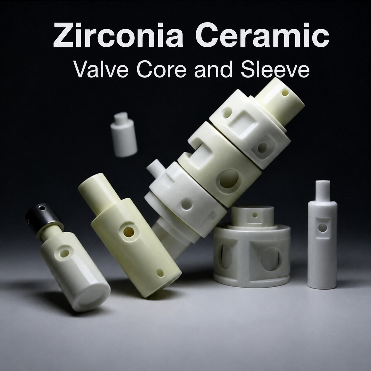 Zirconia Ceramic Valve Core and Sleeve for Food-Grade Metering Pumps,Food-Grade Zirconia Ceramic Valve Core & Sleeve for Metering Pumps