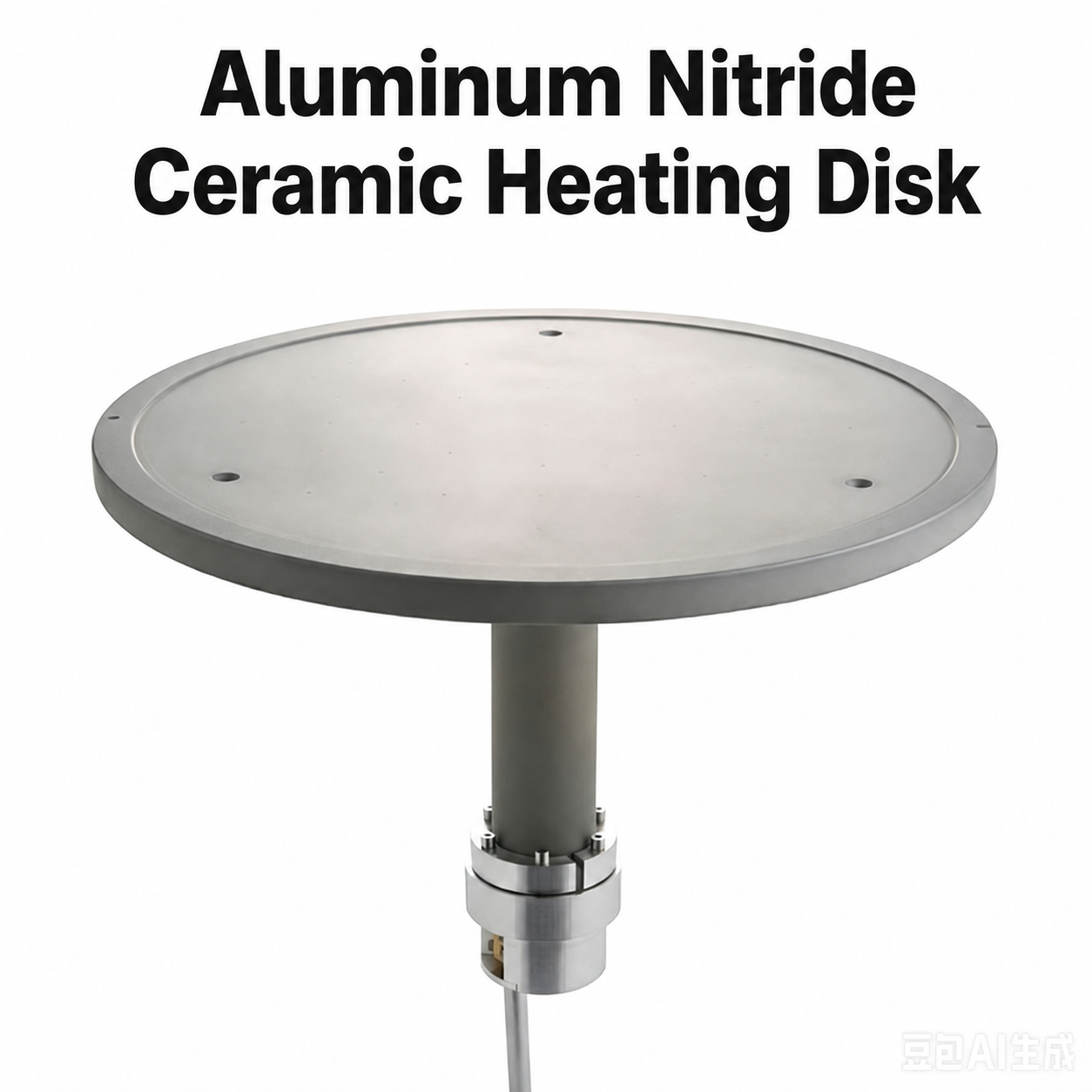 Aluminum Nitride Ceramic Heating Disk for Semiconductor Equipment,Aluminum Nitride Ceramic Heating Disk | Custom AlN Heater Plate Manufacturer