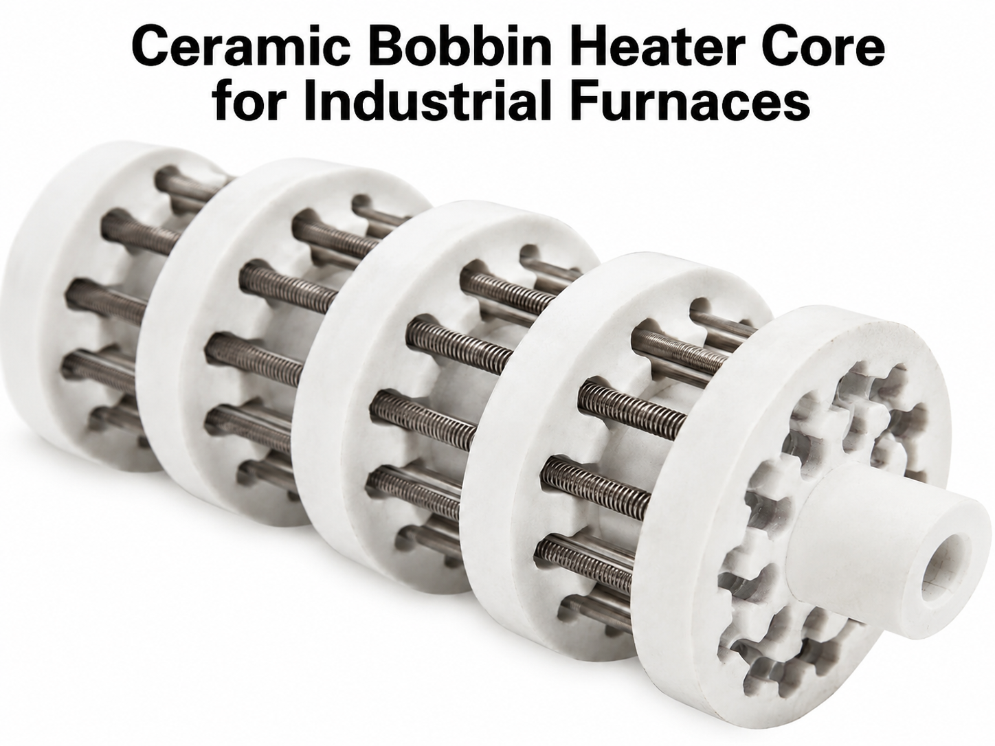 Ceramic Bobbin Heater Core for Industrial Furnaces,Ceramic Bobbin Heater Core for Industrial Furnaces