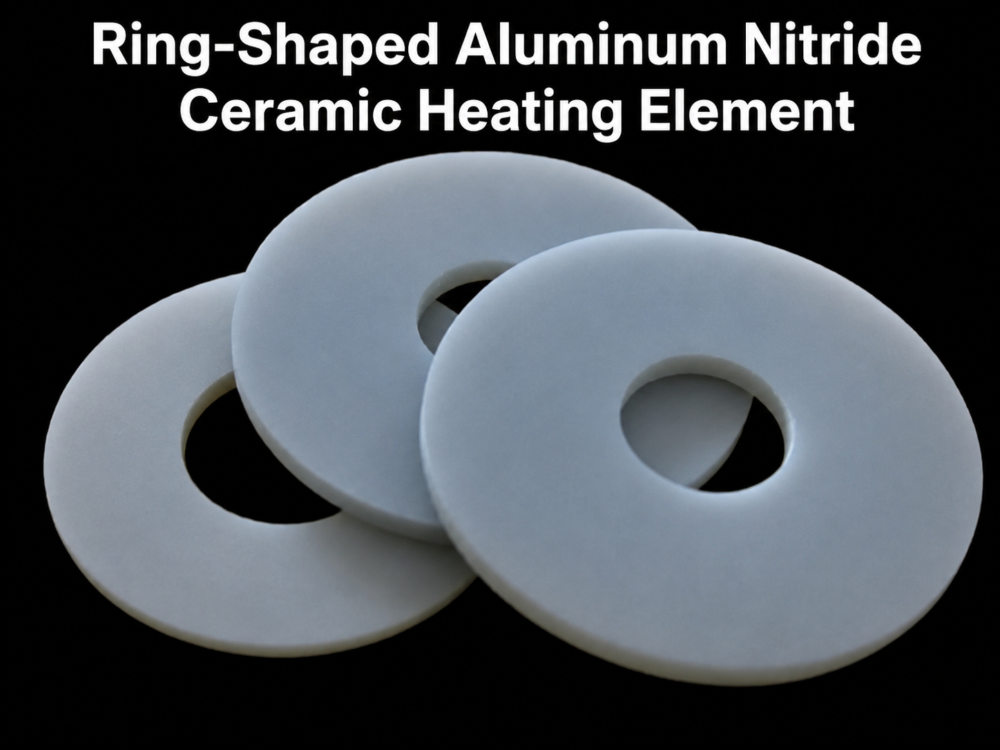 Aluminum Nitride Ceramic Heating Element for Semiconductor Equipment,Ring-Shaped Aluminum Nitride Heating Element