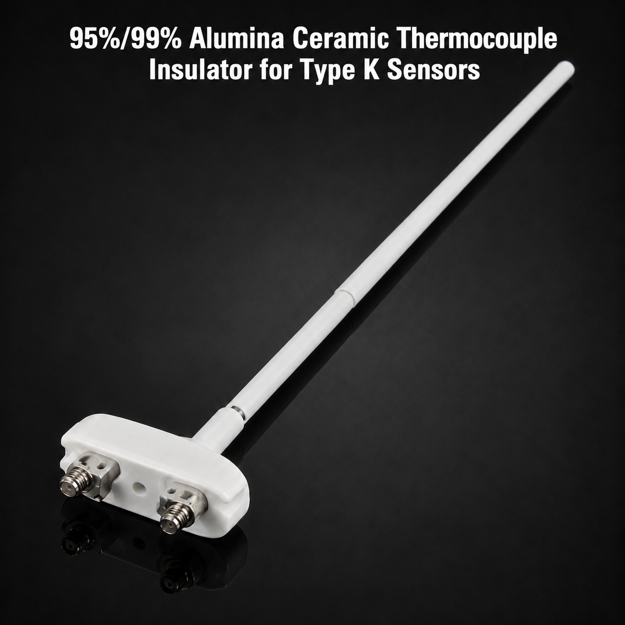 95%/99% Alumina Ceramic Thermocouple Insulator for Type K Sensors,95%/99% Alumina Ceramic Thermocouple Insulator for Type K Sensors