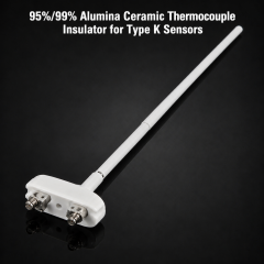 95%/99% Alumina Ceramic Thermocouple Insulator for Type K Sensors,95%/99% Alumina Ceramic Thermocouple Insulator for Type K Sensors