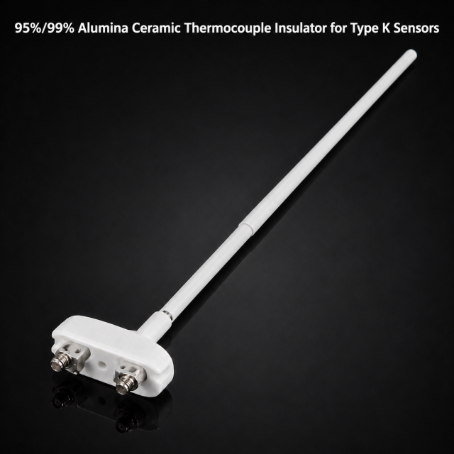 95%/99% Alumina Ceramic Thermocouple Insulator for Type K Sensors,95%/99% Alumina Ceramic Thermocouple Insulator for Type K Sensors