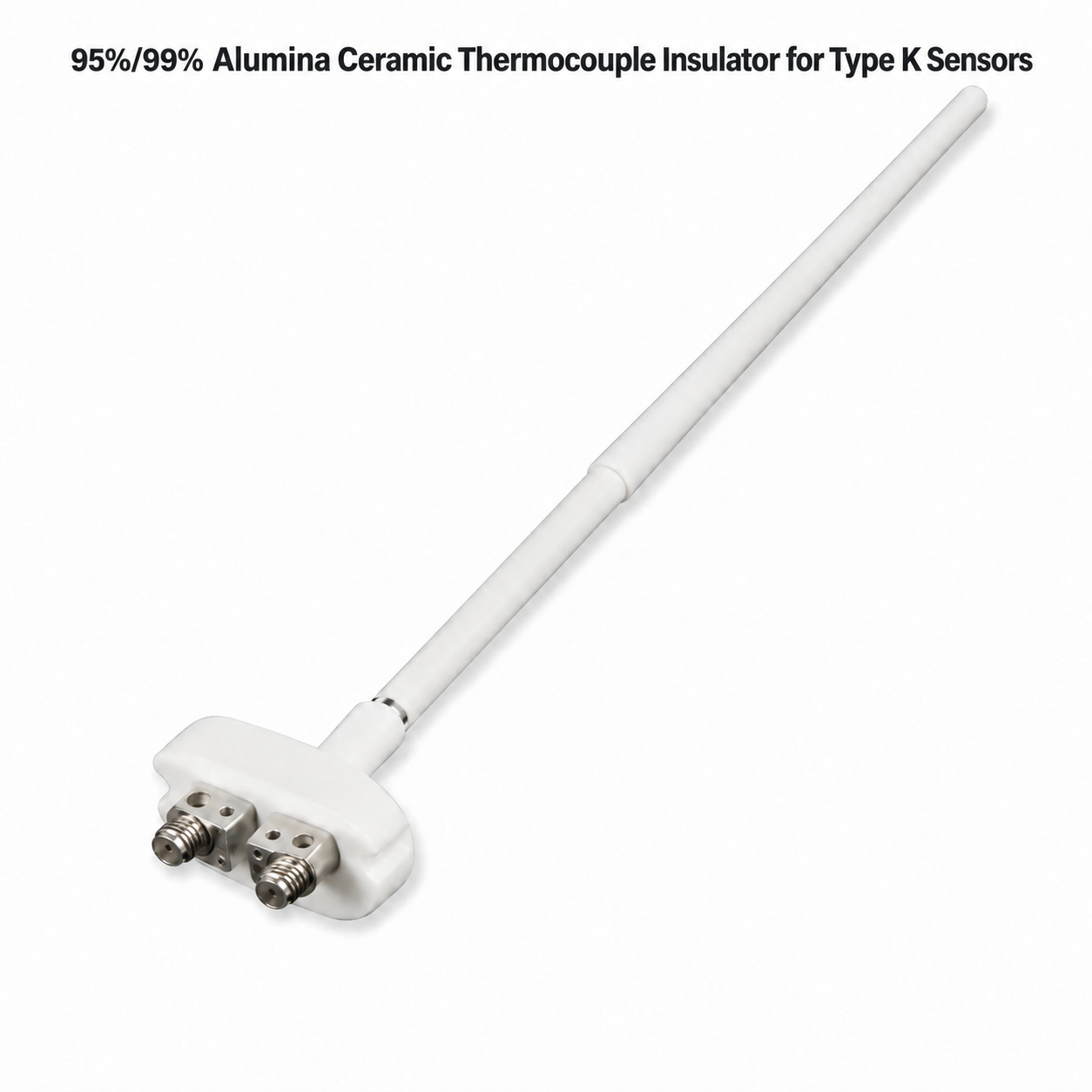 95%/99% Alumina Ceramic Thermocouple Insulator for Type K Sensors,95%/99% Alumina Ceramic Thermocouple Insulator for Type K Sensors