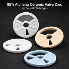 95% Alumina Ceramic Valve Disc for Faucet Cartridges,95% Alumina Ceramic Valve Disc for Faucet Cartridges | Custom Al2O3 Valve Discs