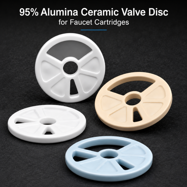 95% Alumina Ceramic Valve Disc for Faucet Cartridges,95% Alumina Ceramic Valve Disc for Faucet Cartridges | Custom Al2O3 Valve Discs