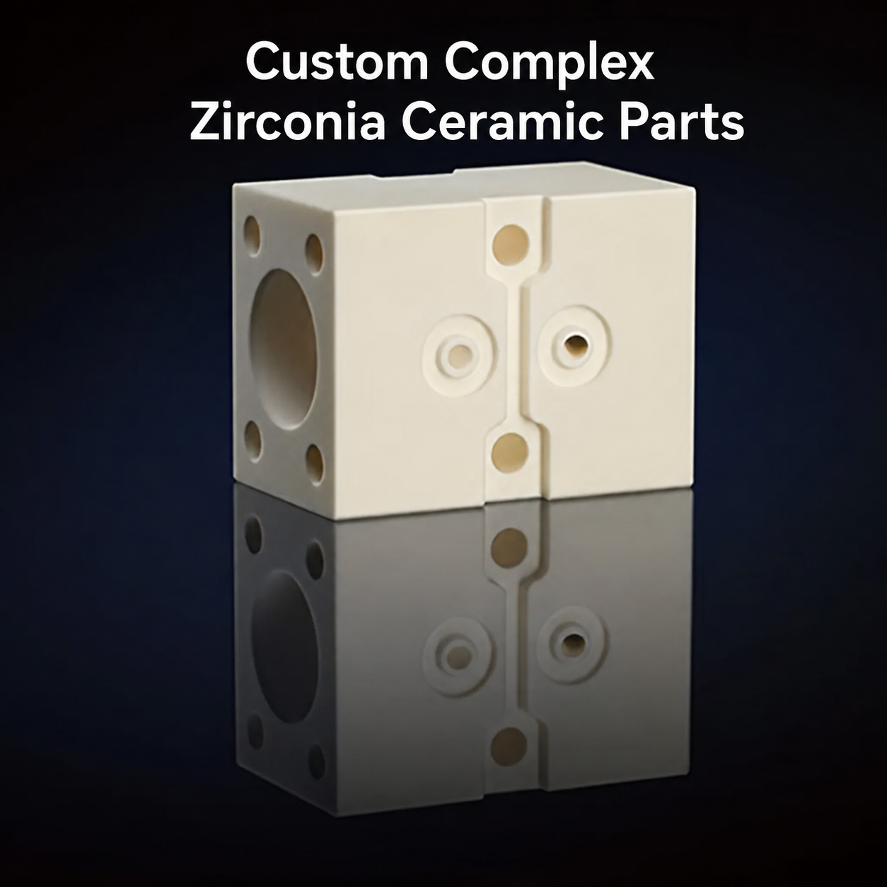 Custom Complex Zirconia Ceramic Parts,Custom Complex Zirconia Ceramic Parts | Precision Machined Y-TZP Components