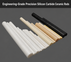 Engineering-Grade Precision Silicon Carbide Ceramic Rods,Custom Silicon Carbide Ceramic Rods | Precision SiC Rods