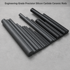 Engineering-Grade Precision Silicon Carbide Ceramic Rods,Custom Silicon Carbide Ceramic Rods | Precision SiC Rods