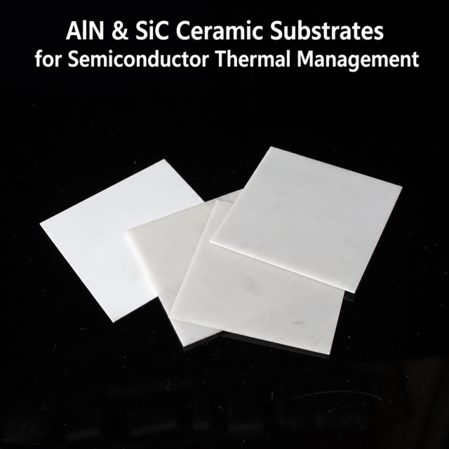 AlN & SiC Ceramic Substrates for Semiconductor Thermal Management,High-Thermal Aluminum Nitride Ceramic - Aluminum Nitride Ceramic Manufacturer