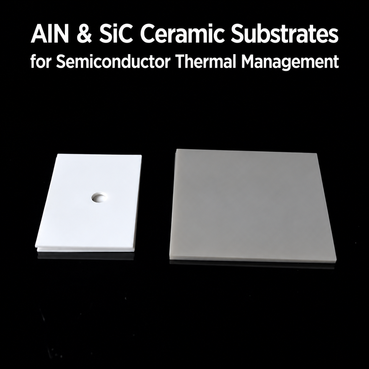 AlN & SiC Ceramic Substrates for Semiconductor Thermal Management,High-Thermal Aluminum Nitride Ceramic - Aluminum Nitride Ceramic Manufacturer