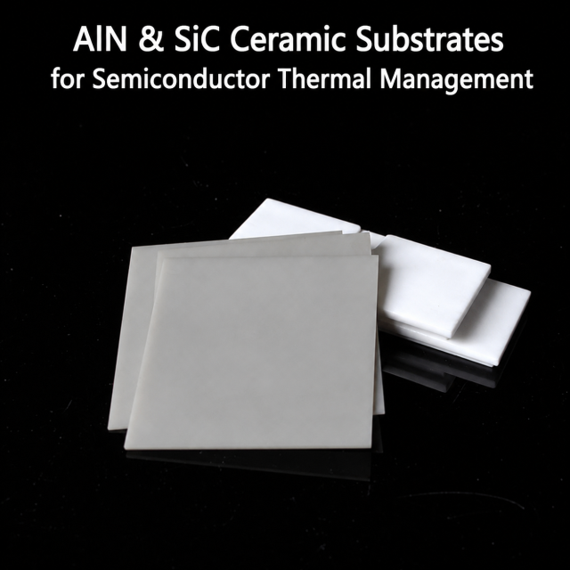 AlN & SiC Ceramic Substrates for Semiconductor Thermal Management,High-Thermal Aluminum Nitride Ceramic - Aluminum Nitride Ceramic Manufacturer
