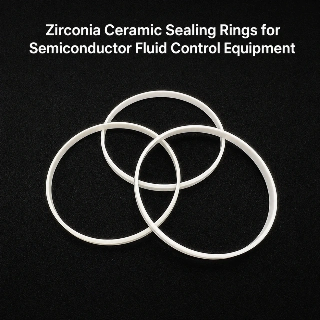 Zirconia Ceramic Sealing Rings for Semiconductor Fluid Control Equipment,Zirconia Ceramic Sealing Ring, ZrO2 Ceramic Seal Rings, High Wear Zirconia Sealing Rings