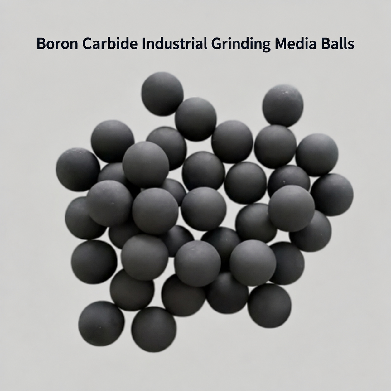 Boron Carbide Industrial Grinding Media Balls,Boron Carbide Grinding Media Balls, B4C Ceramic Grinding Balls, High Hardness Grinding Media
