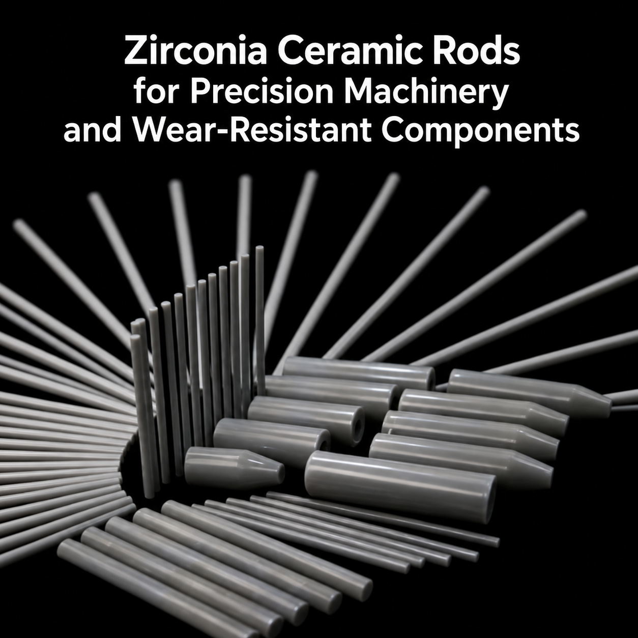 Zirconia Ceramic Rods for Precision Machinery and Wear-Resistant Components,Zirconia Rod | Custom Zirconia Ceramic Rods | CERAMPRO