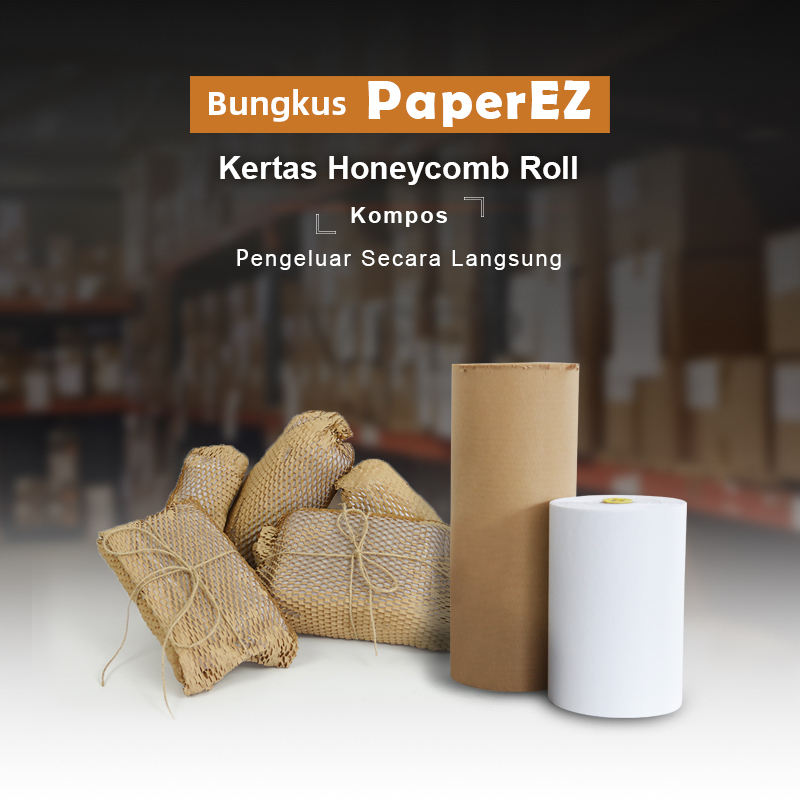 Kertas Tisu Putih: Lapisan dalaman kompos, kertas pembungkus mesra alam, dari pengeluar