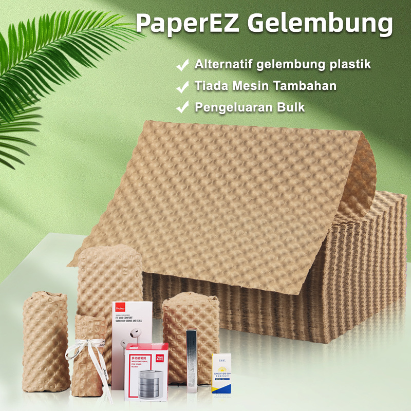 Alternatif Mesra Alam: Gelembung Kertas PaperEZ, tiada mesin & sesuai pengeluaran bulk