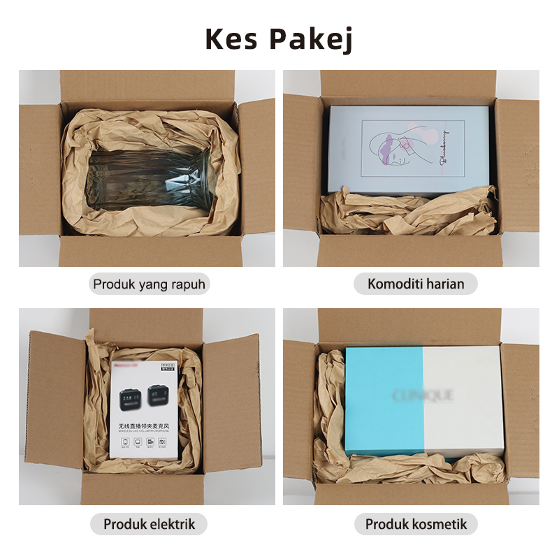 Kes Pakej: VoidFill Kotak A sesuai utk e-dagang, lindungi produk rapuh, elektrik & kosmetik