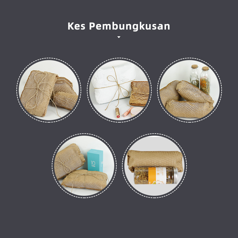 Kes Pembungkusan: Kertas Tisu Putih, pelapik calar & pelindung barang rapuh lapisan dalaman