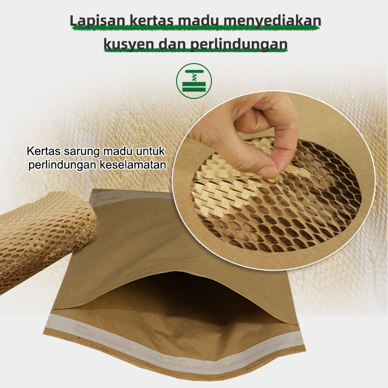 Lapisan Kertas Madu: JifBag Beg Pos, sediakan kusyen & perlindungan terbaik untuk barangan