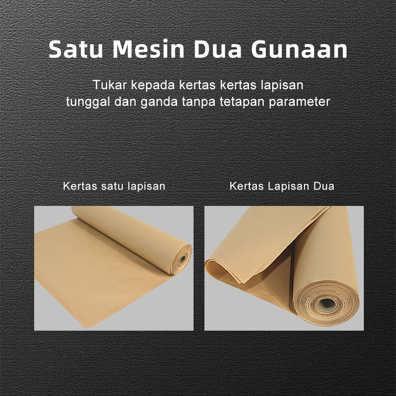 Satu Mesin Dua Gunaan: Mesin Kusyen Kertas SmartCushion serba boleh untuk 1/2 lapisan