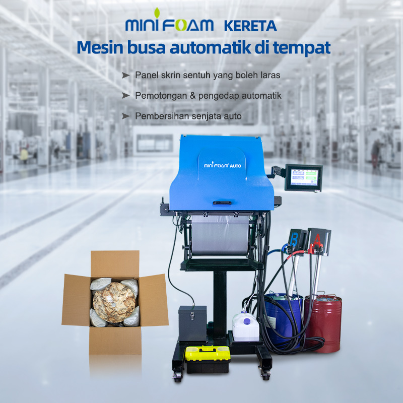 Mesin Busa Automatik: MFA01, skrin sentuh, pemotongan auto & pembersihan senjata untuk kecekapan