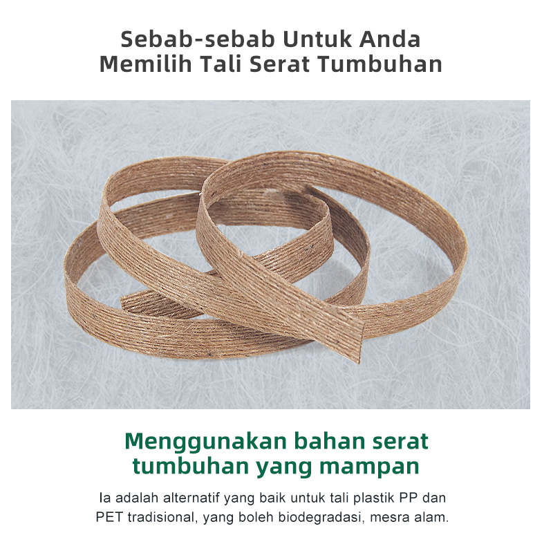 Sebab Memilih: PaperEZ Tali Serat Tumbuhan, alternatif plastik, boleh biodegradasi & mesra alam