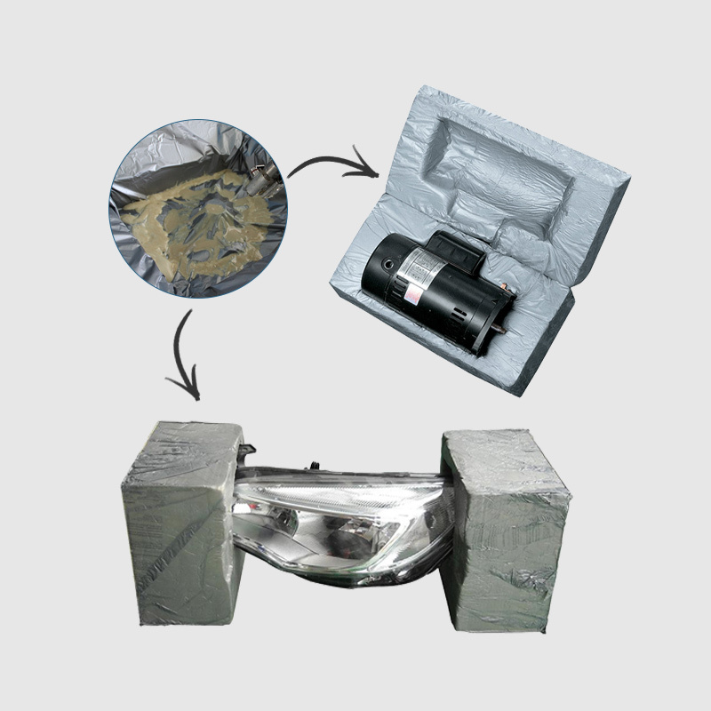 Langkah Guna: FlexiAuto, suntikan buih PU di tempat, letak produk & mengembang