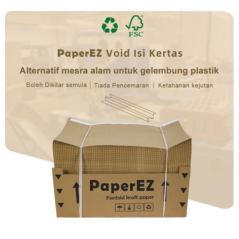 Kertas Kraft Mesra Alam: Alternatif untuk gelembung, boleh dikitar semula & tahan kejutan