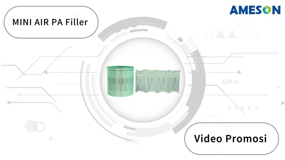 MINI AIR Pengisi Filem Bantal Udara Gulungan untuk EA2S