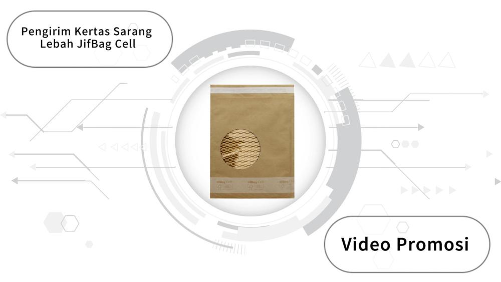 JifBag Beg Pos Kertas Sarang Lebah