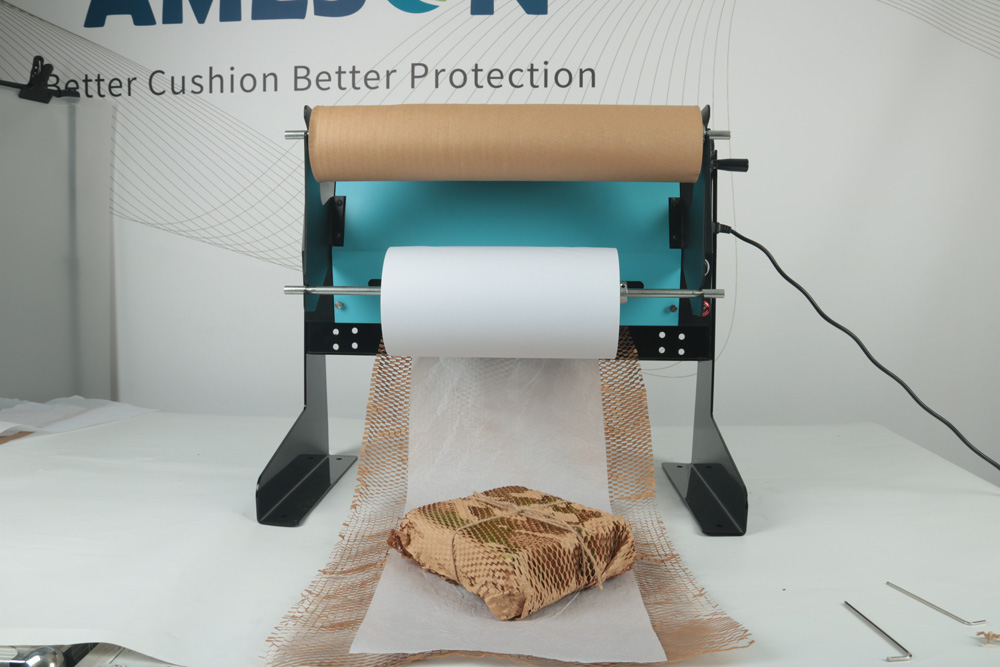 Cara Seller E-Dagang Malaysia Packing Lebih Laju? Cuba Mesin Kertas Sarang Lebah Automatik Ini