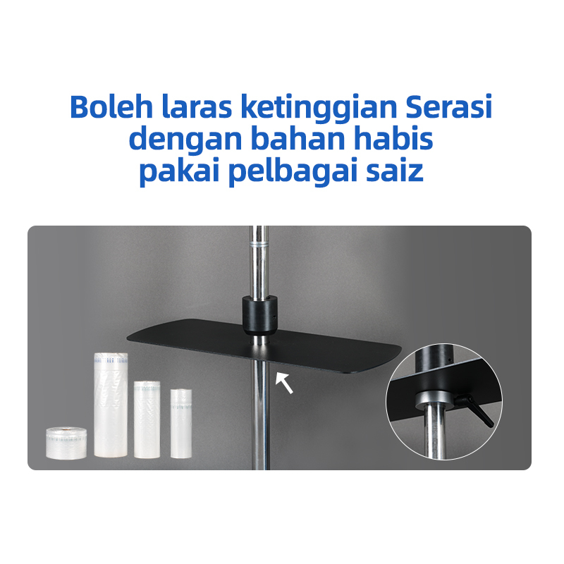 MINI AIR TA4S Mesin Lajur Udara Boleh laras ketinggian Serasidengan bahan habispakai pelbagai saiz