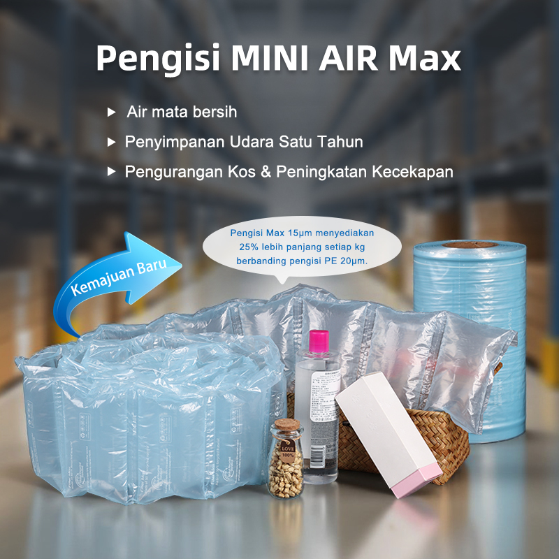 MINI AIR Gulungan Bantal Udara dari pengilang profesional, bahan pembungkusan kos efektif