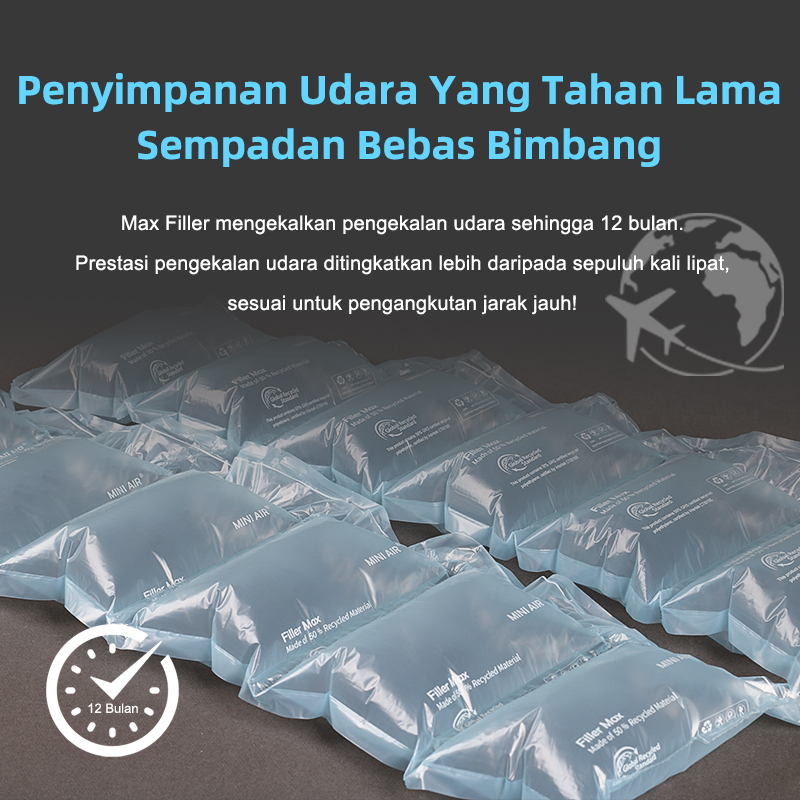 MINI AIR MAX Filem Bantal Udara untuk Mesin EA2S Penyimpanan Udara Yang Tahan Lama
Sempadan Bebas Bimbang