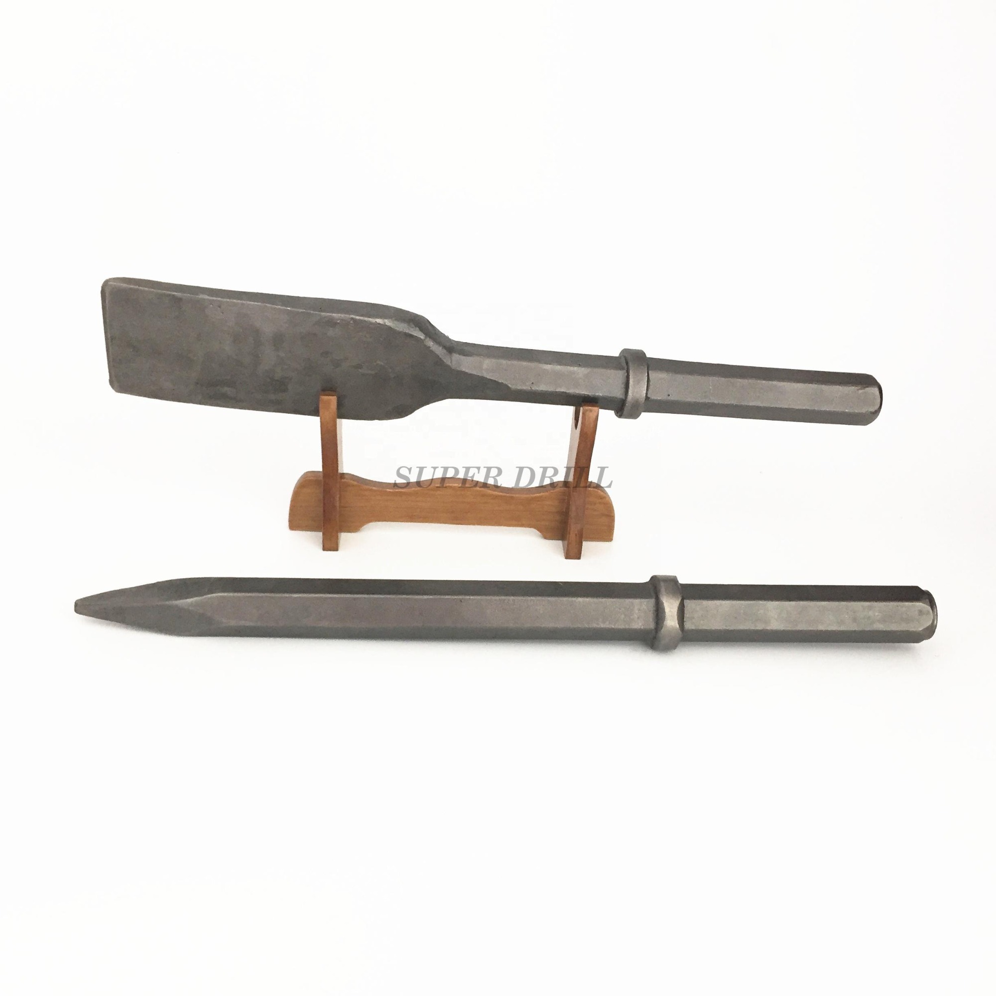 Break hammer moil point rod flat rod chisel rod