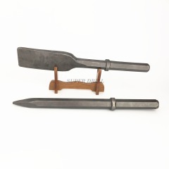 Break hammer moil point rod flat rod chisel rod