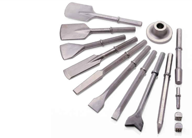 Break hammer moil point rod flat rod chisel rod