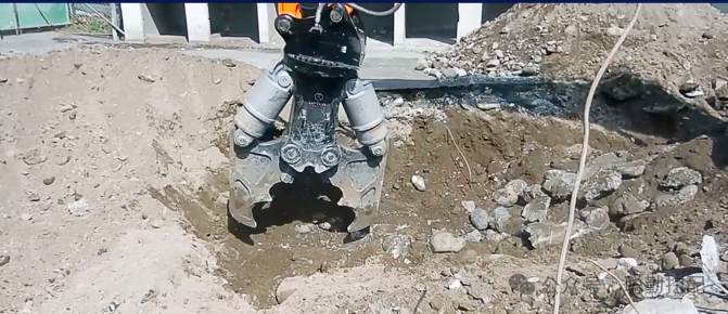 Двухцилиндровые гидравлические дробильные ножницы