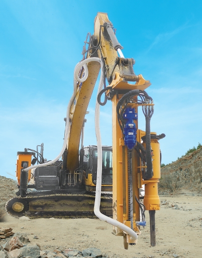 Non-Explosive Rock Splitting Rig | SUPERDRILL Hydraulic Drilling Machine