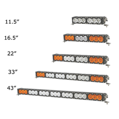 16 Series Straight Single Row LED Light bar